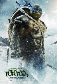 Teenage Mutant Ninja Turtles Movie Poster Print featuring iconic characters.