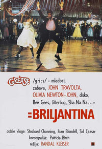 Grease Movie Poster Print featuring iconic characters from the classic film.