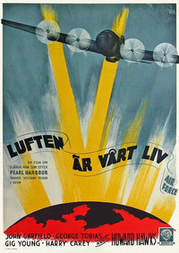 Air Force Movie Poster Print showcasing thrilling aviation imagery.
