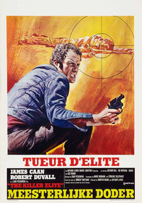 The Killer Elite Movie Poster Print featuring action-packed imagery.