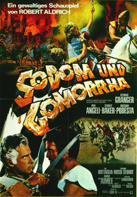 Sodom and Gomorrah Movie Poster Print showcasing dramatic cinematic art