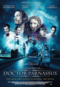 The Imaginarium of Doctor Parnassus Movie Poster Print featuring surreal artwork.
