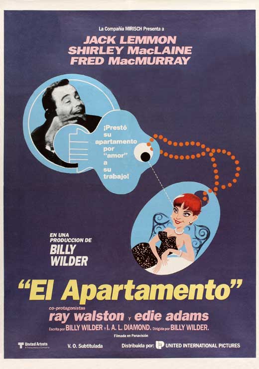 The Apartment Movie Poster Print showcasing classic film artwork.