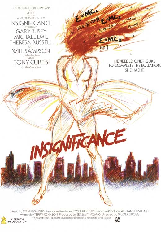 Insignificance Movie Poster Print showcasing cinematic art