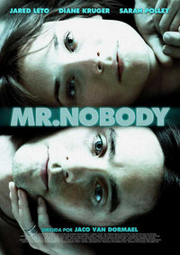 Mr. Nobody Movie Poster Print showcasing vibrant artwork.