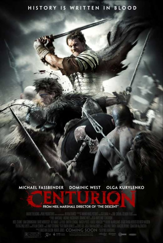 Centurion Movie Poster Print showcasing epic battle scenes.