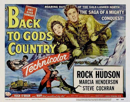 Back to God's Country Movie Poster Print showcasing wilderness themes.
