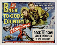Back to God's Country Movie Poster Print showcasing wilderness themes.