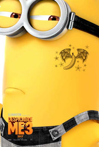 Despicable Me 3 Movie Poster Print featuring Minions and colorful designs