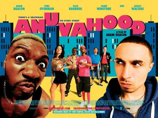 Anuvahood Movie Poster Print showcasing vibrant colors and design.