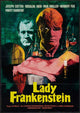 Lady Frankenstein Movie Poster Print showcasing classic horror film imagery.