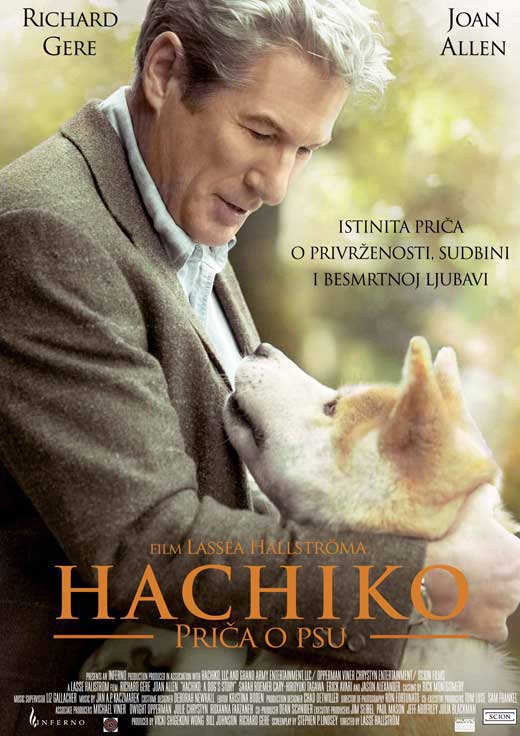 Hachiko: A Dog's Story Movie Poster Print showcasing loyalty and love