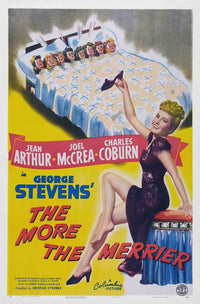 The More the Merrier Movie Poster Print showcasing vibrant colors and classic imagery.