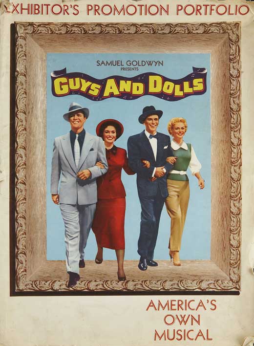 Guys and Dolls Movie Poster Print showcasing classic film art.