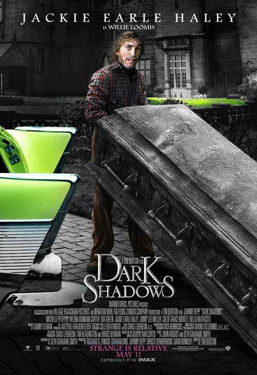Dark Shadows Movie Poster Print featuring iconic imagery.