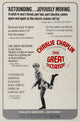 The Great Dictator Movie Poster Print featuring Charlie Chaplin.