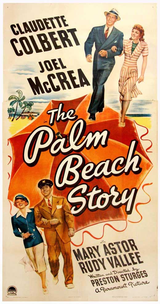 The Palm Beach Story Movie Poster Print - Classic Hollywood Art