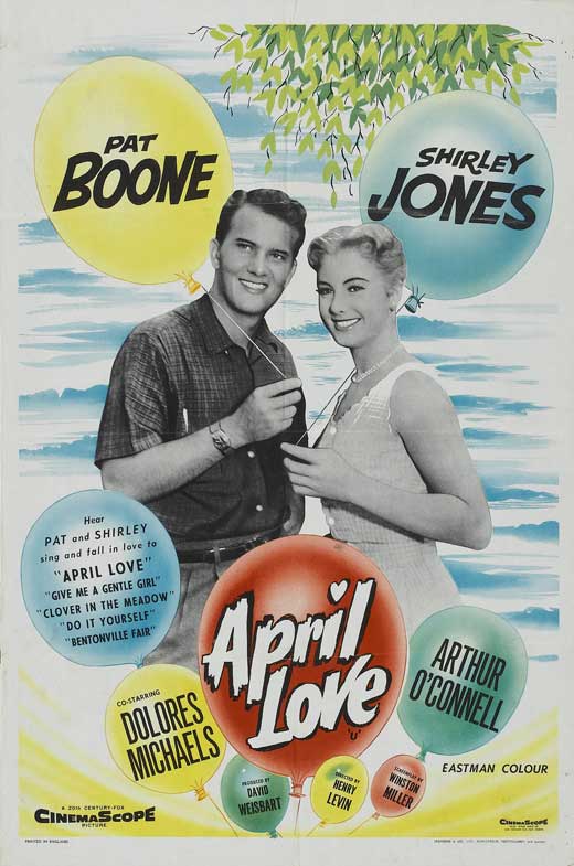April Love Movie Poster Print showcasing classic cinema artwork.