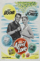 April Love Movie Poster Print showcasing classic cinema artwork.