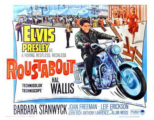 Roustabout Movie Poster Print showcasing classic cinema art.