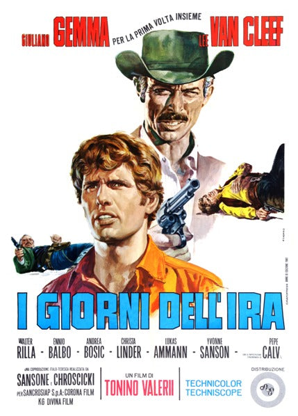 Day of Anger Movie Poster Print showcasing classic film art.