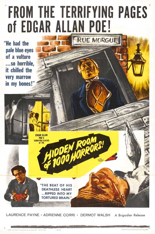 The Tell-Tale Heart Movie Poster Print featuring Edgar Allan Poe's classic tale.