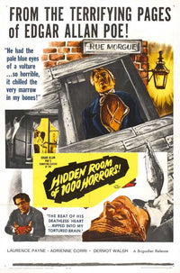The Tell-Tale Heart Movie Poster Print featuring Edgar Allan Poe's classic tale.