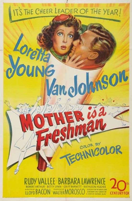 Mother Is a Freshman Movie Poster Print - Classic Film Art