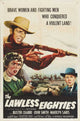 'The Lawless Eighties' Movie Poster Print showcasing vibrant colors and retro design.