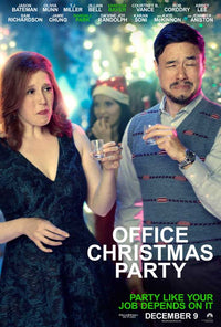 Office Christmas Party Movie Poster Print featuring festive comedy theme.