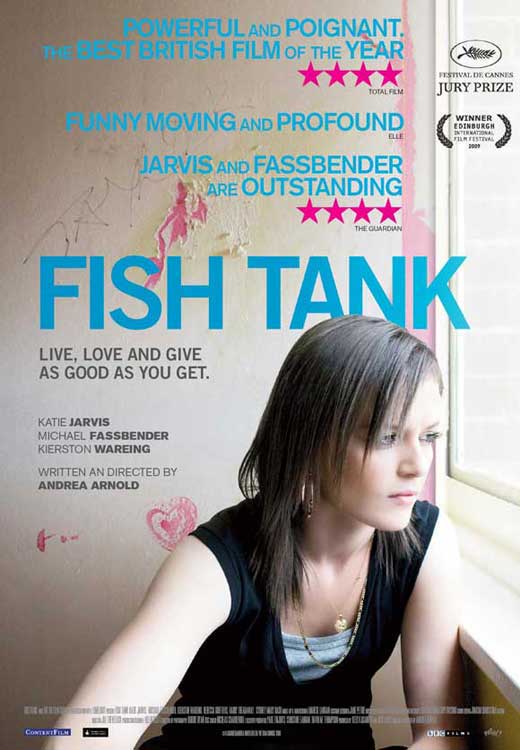 Fish Tank Movie Poster Print showcasing vibrant imagery and cinematic design.