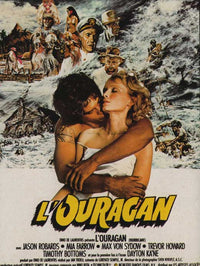 Hurricane Movie Poster Print showcasing dramatic film imagery.