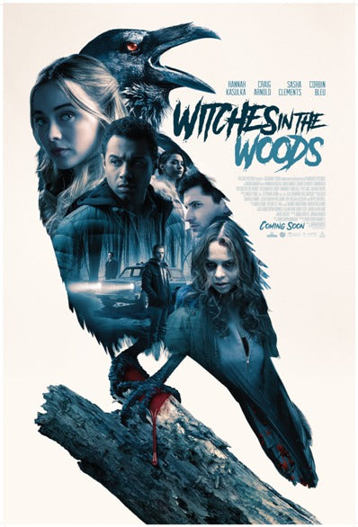 Witches in the Woods Movie Poster Print showcasing a haunting design.