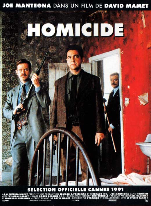 Homicide Movie Poster Print - 11 x 17, perfect for movie enthusiasts.