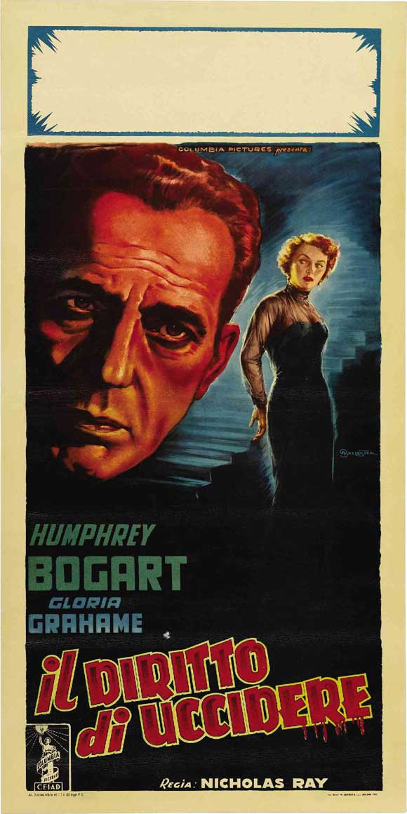 In a Lonely Place Movie Poster Print showcasing classic film noir design.