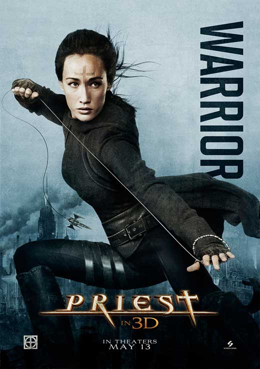 Priest Movie Poster Print showcasing thrilling supernatural artwork.