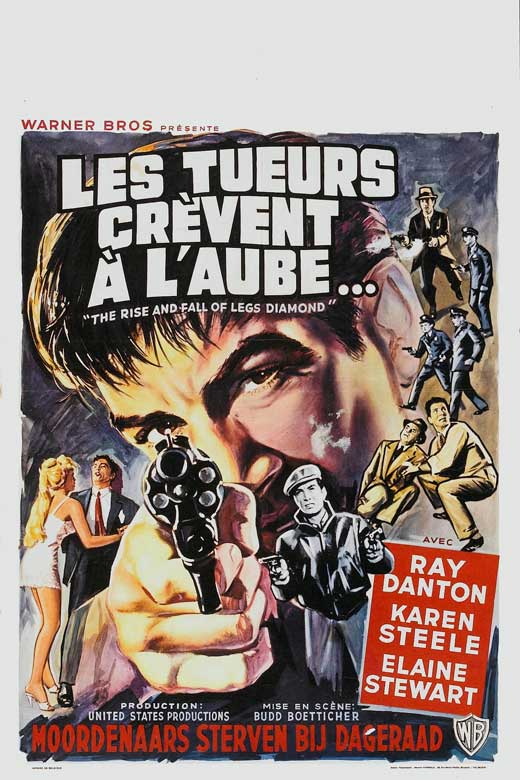 The Rise and Fall of Legs Diamond movie poster print