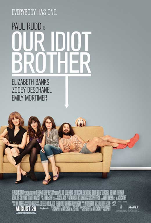 Our Idiot Brother Movie Poster Print showcasing vibrant colors.