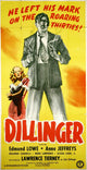 Dillinger Movie Poster Print featuring iconic film art.