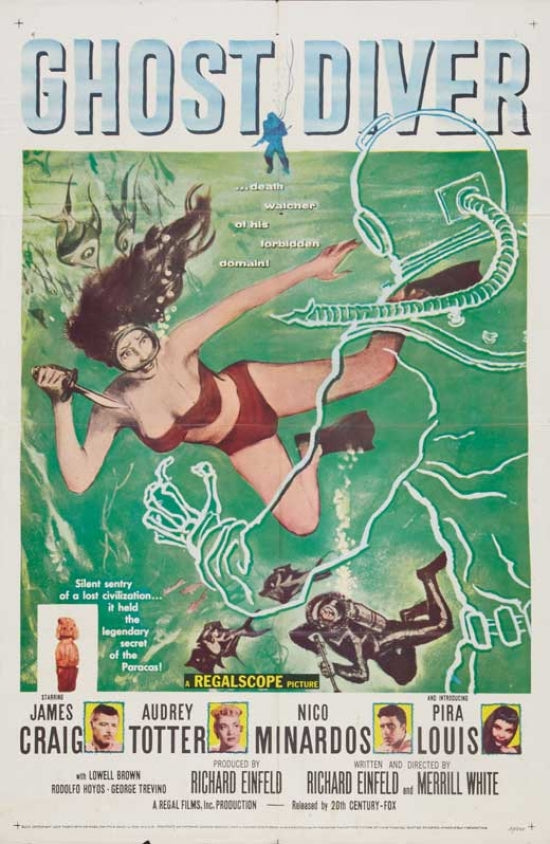 Ghost Diver Movie Poster Print showcasing captivating visuals.