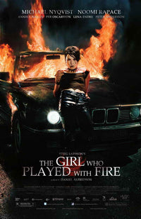 The Girl Who Played with Fire Movie Poster Print showcasing dramatic visuals.