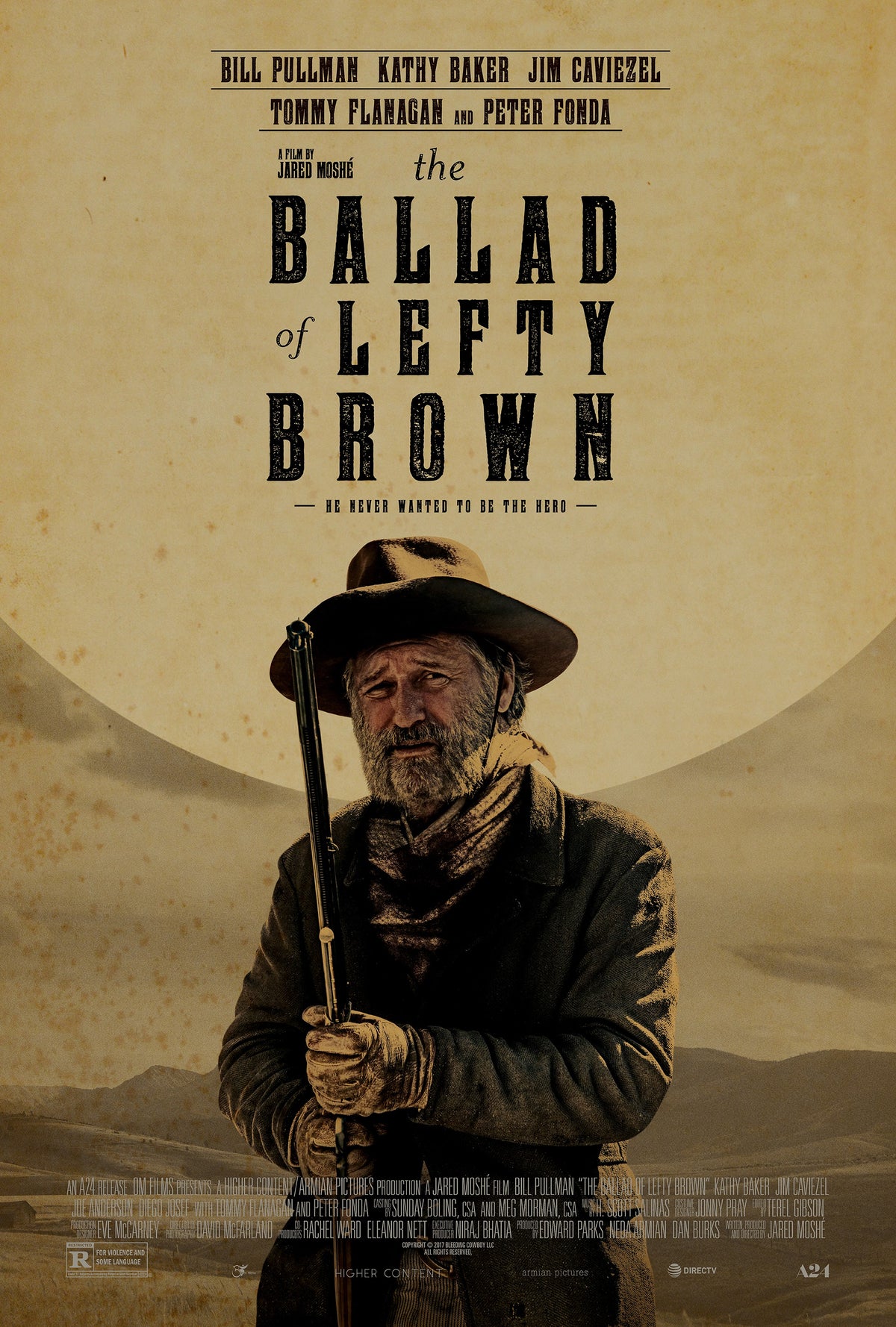 The Ballad of Lefty Brown Movie Poster Print showcasing cinematic art.
