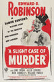 A Slight Case of Murder Movie Poster Print showcasing classic film art.