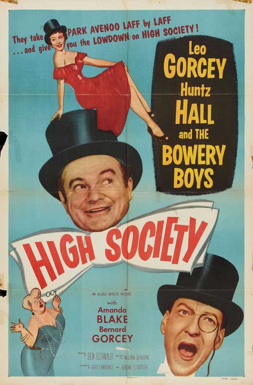 High Society Movie Poster Print showcasing classic cinema elegance.