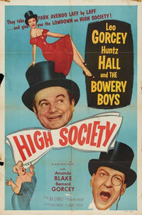 High Society Movie Poster Print showcasing classic cinema elegance.
