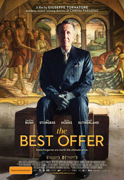 The Best Offer Movie Poster Print showcasing cinematic intrigue