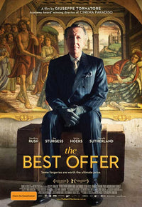 The Best Offer Movie Poster Print showcasing cinematic intrigue