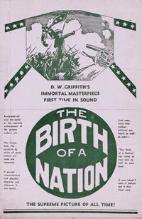 The Birth of a Nation Movie Poster Print showcasing pivotal cinematic history.
