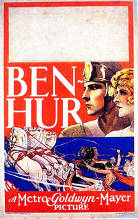 Ben-Hur Movie Poster Print showcasing iconic film scenes.