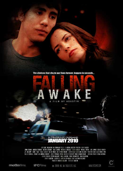 Falling Awake Movie Poster Print, vibrant artwork on premium paper.